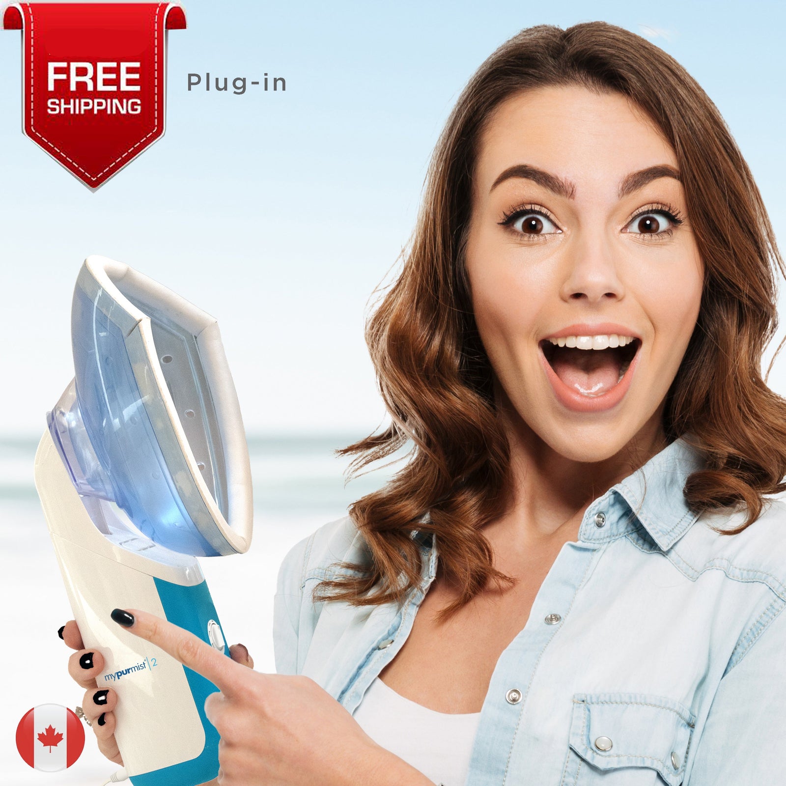 Mypurmist 2 Handheld Ultrapure Facial Steamer (plug-in)