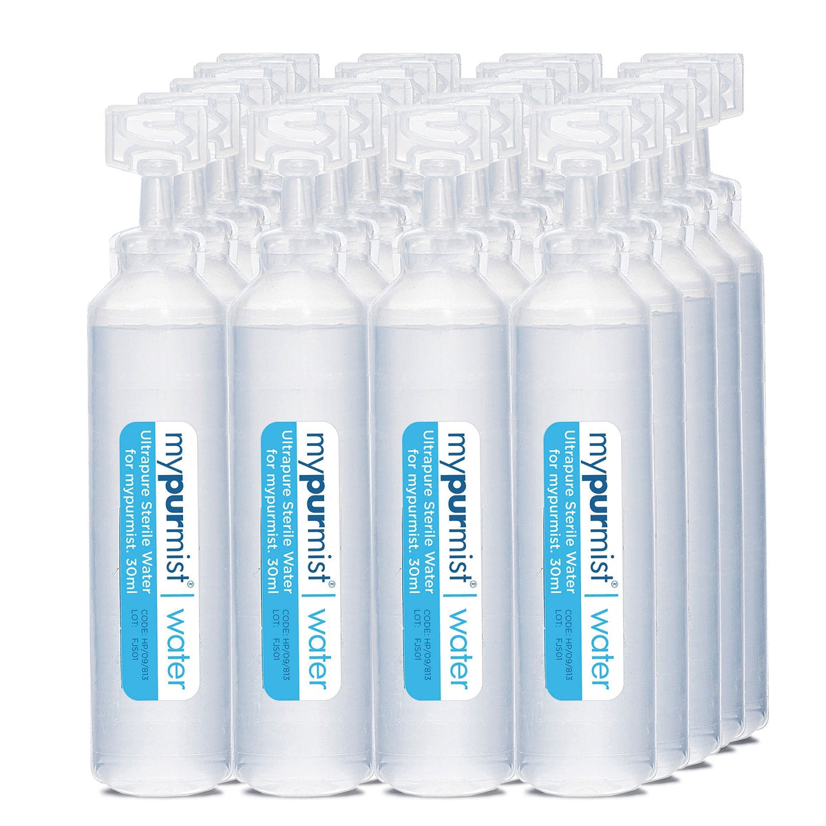 mypurmist ultrapure sterile water refill box contents