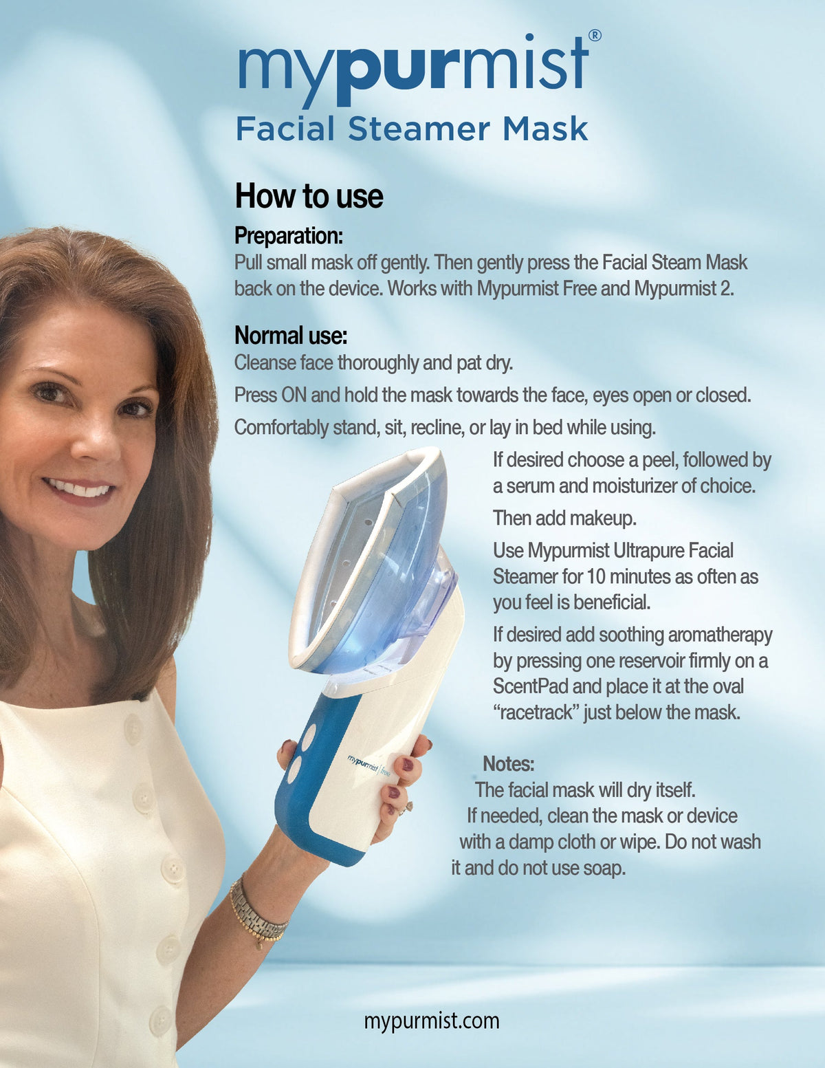 Mypurmist Free Cordless Ultrapure Facial Steamer